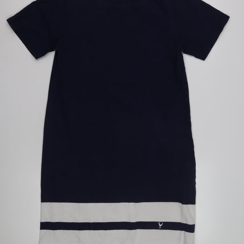 Quba & Co. Women's Blue Casual T-Shirt Dress Size 10