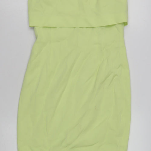 Coast Women's Green Beaded Sheath Dress Size 8