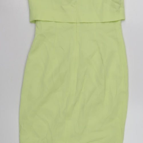 Coast Women's Green Beaded Sheath Dress Size 8