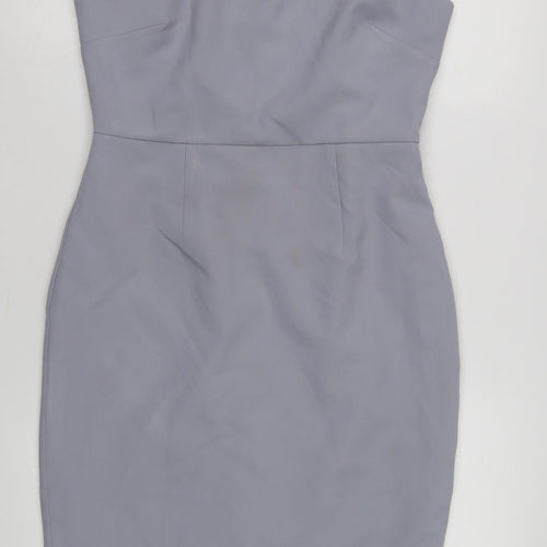 Dorothy Perkins Women's Grey Sheath Dress UK 10
