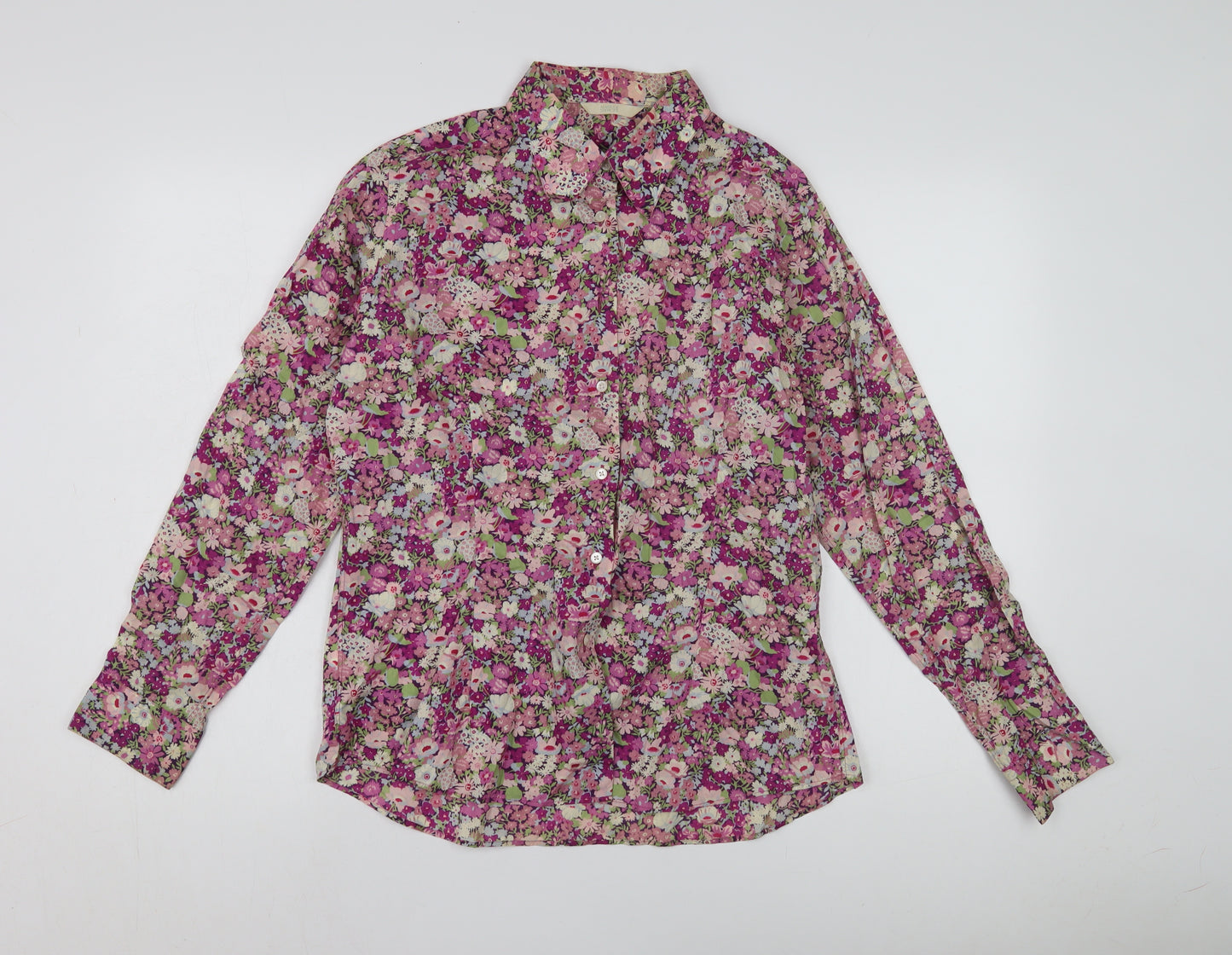 Marks and Spencer Women's Floral Blouse UK 16 Multicoloured
