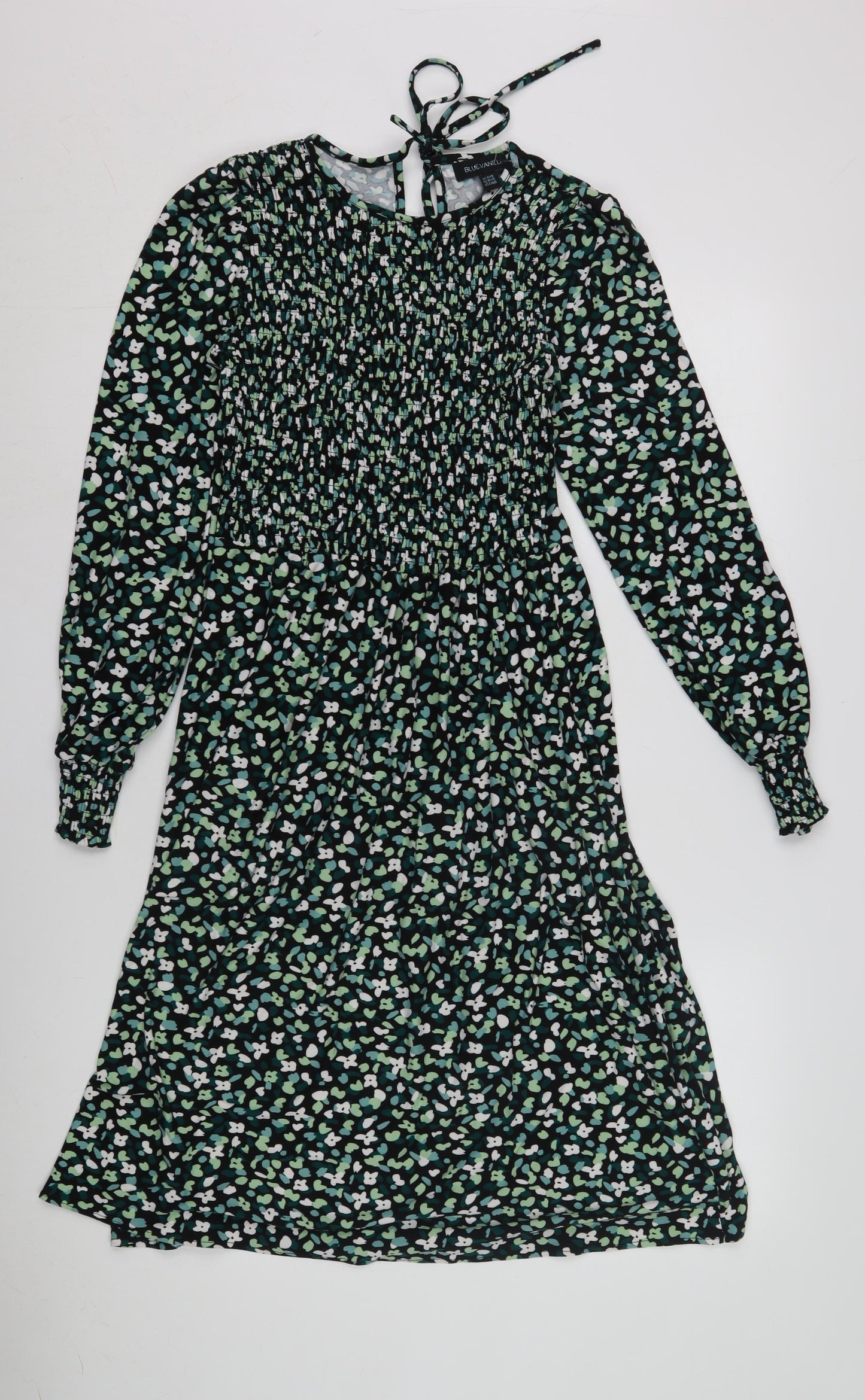 Blue Vanilla Women's Floral Long Sleeve Dress XS