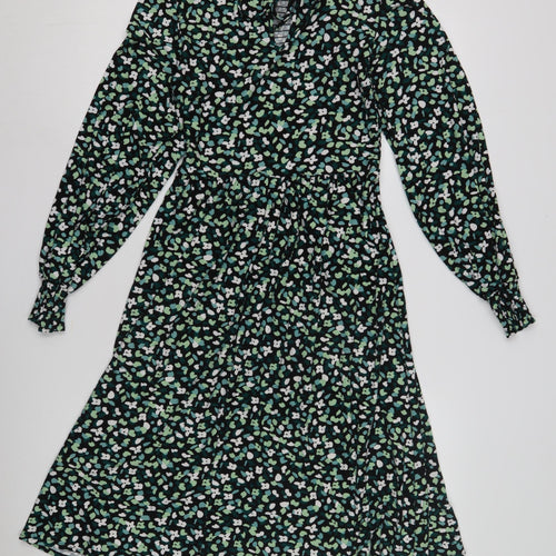 Blue Vanilla Women's Floral Long Sleeve Dress XS