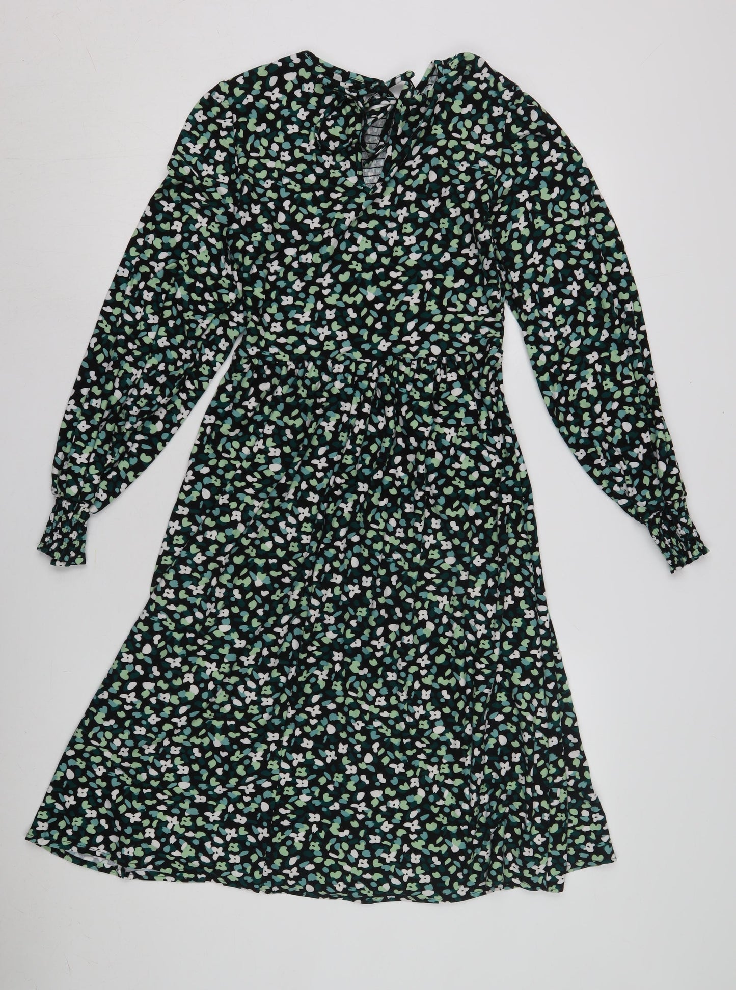 Blue Vanilla Women's Floral Long Sleeve Dress XS