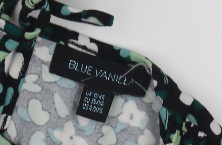 Blue Vanilla Women's Floral Long Sleeve Dress XS