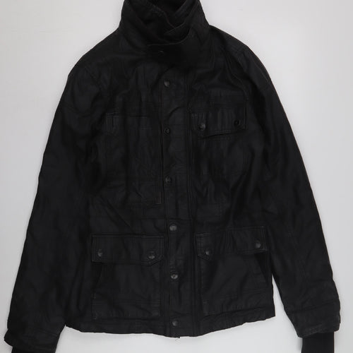 Next Men's Black Military Jacket S - Stylish & Practical