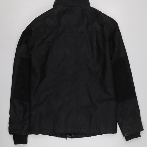 Next Men's Black Military Jacket S - Stylish & Practical