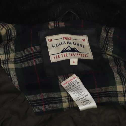 Next Men's Black Military Jacket S - Stylish & Practical