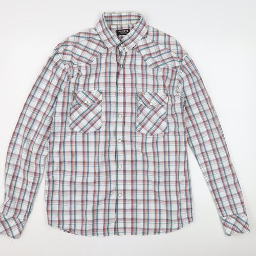 Jack & Jones Men's Multicoloured Plaid Shirt - Size L
