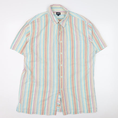 Guise Men’s XL Multicoloured Striped Cotton Shirt
