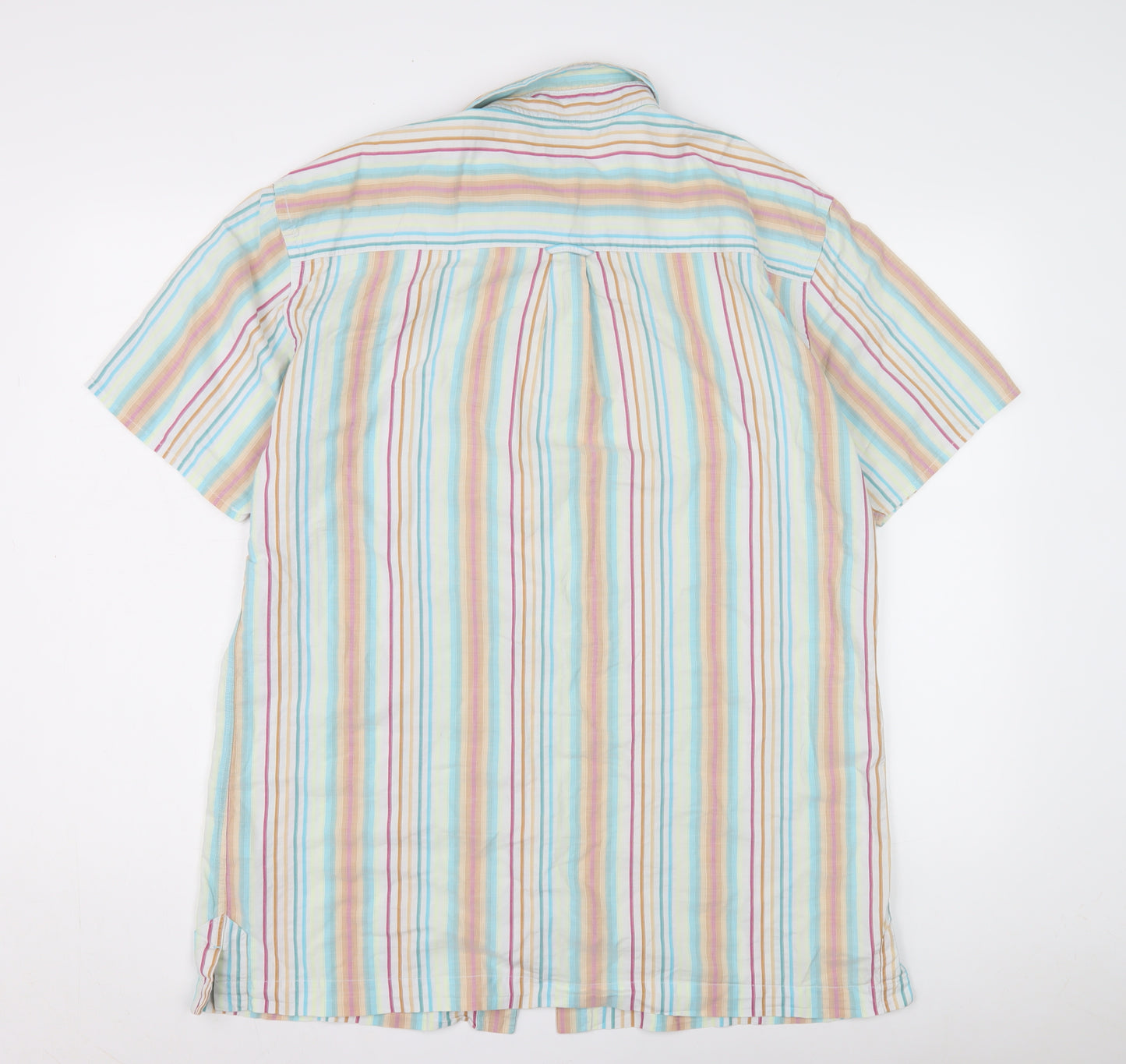 Guise Men’s XL Multicoloured Striped Cotton Shirt