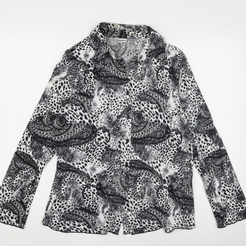 Damart Women's Multicoloured Paisley Blouse Size 12