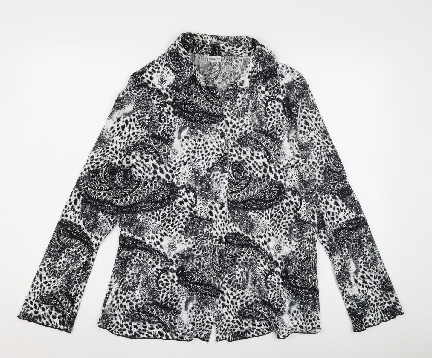 Damart Women's Multicoloured Paisley Blouse Size 12