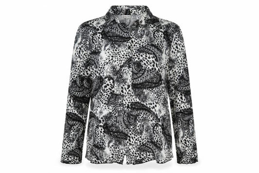 Front view of Damart Women's Multicoloured Paisley Blouse, size 12
