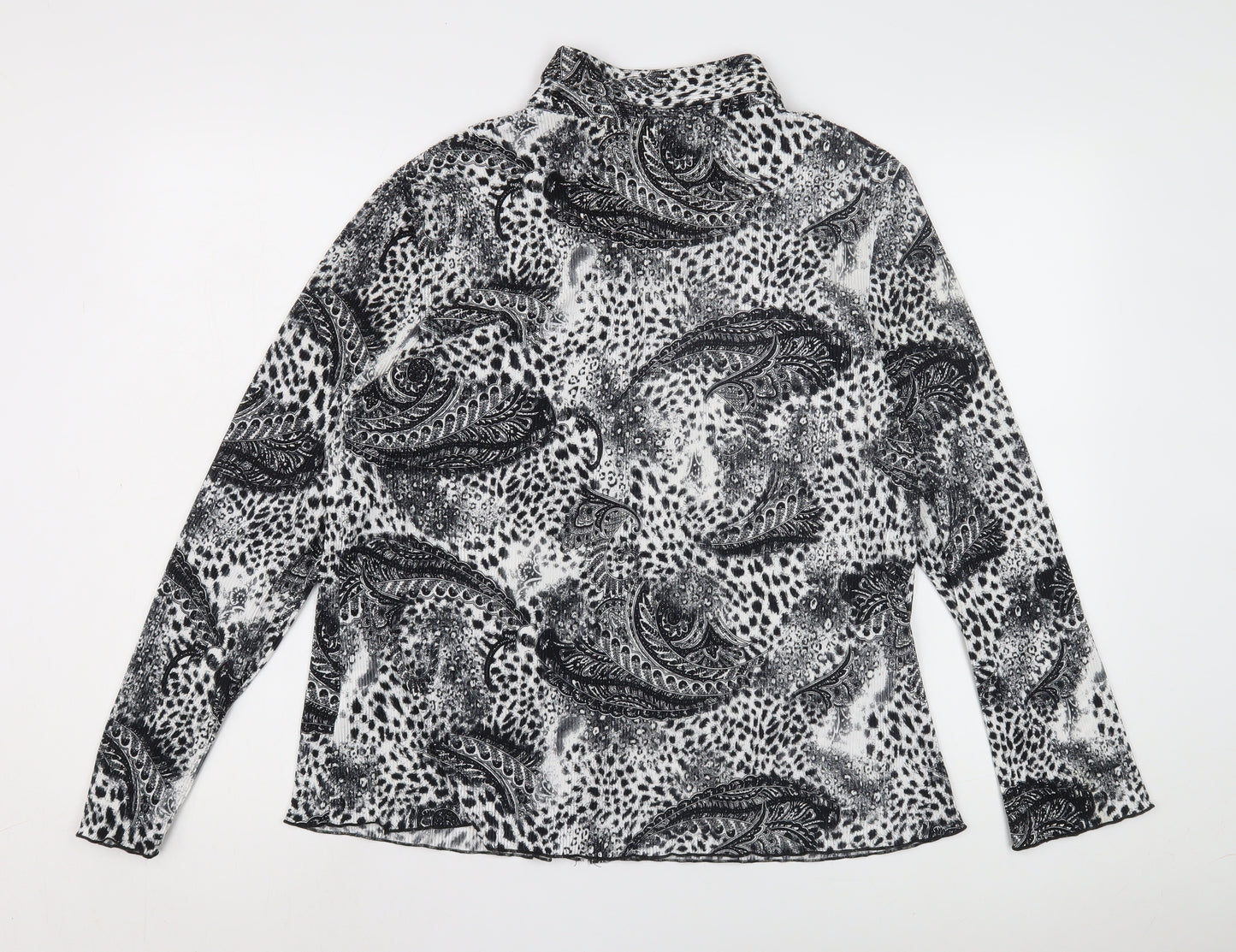 Damart Women's Multicoloured Paisley Blouse Size 12