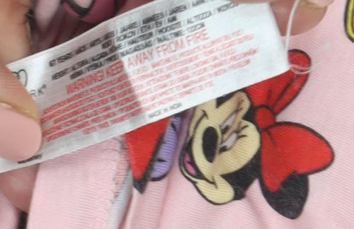 Disney Girls Pink Pyjama Set, Mickey & Friends, 6-7 Years