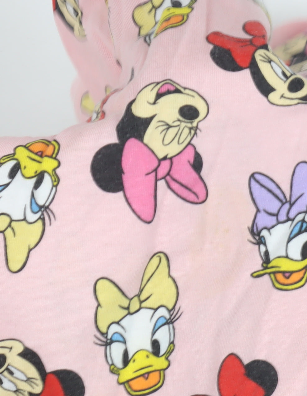 Disney Girls Pink Pyjama Set, Mickey & Friends, 6-7 Years