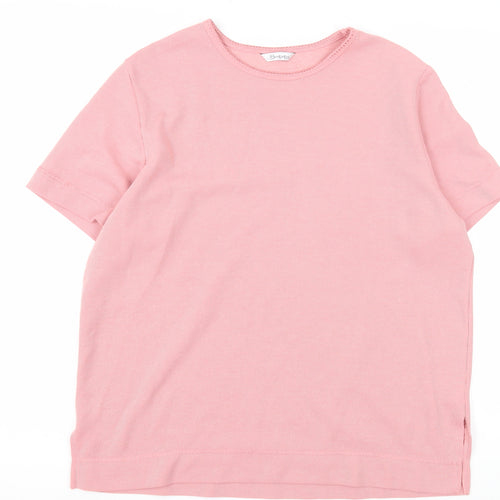 Berketex Women's Pink Basic T-Shirt, Size 16, Casual Style