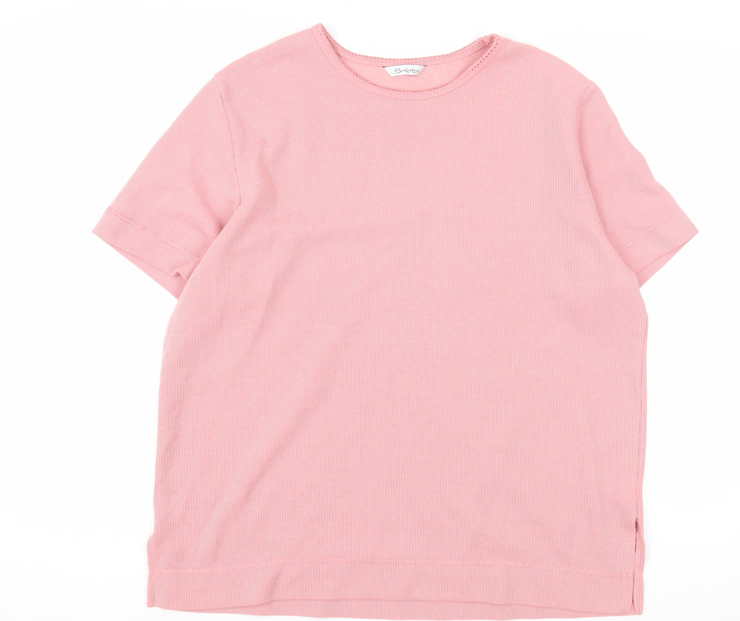 Berketex Women's Pink Basic T-Shirt, Size 16, Casual Style