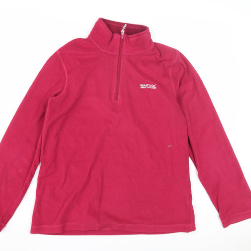 Regatta Women's Red Fleece Sweatshirt Size M