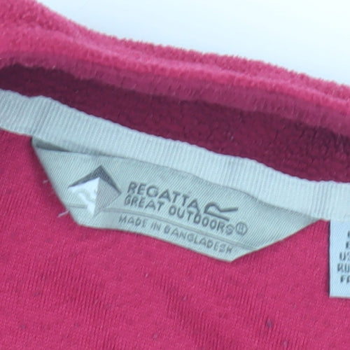 Regatta Women's Red Fleece Sweatshirt Size M