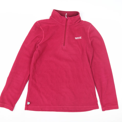 Regatta Women's Red Pullover Fleece Sweatshirt Size 12