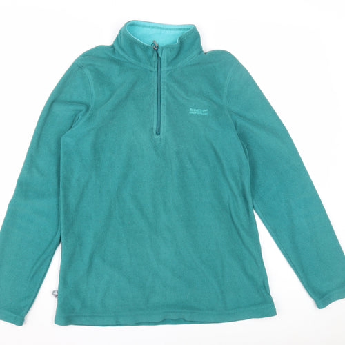 Regatta Green Fleece Sweatshirt Unisex 12 Excellent Condition