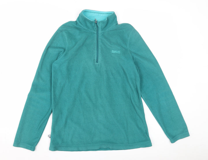 Regatta Green Fleece Sweatshirt Unisex 12 Excellent Condition