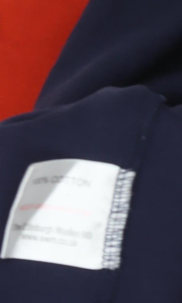 ISLE Essentials Women's Blue Roll Neck Top, Size 14