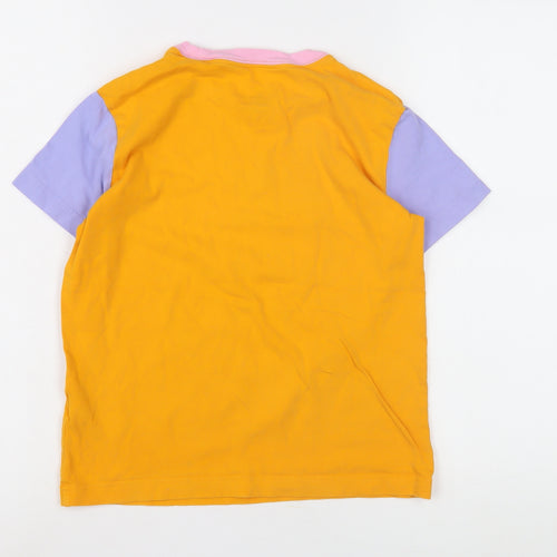 Nike Girls Yellow T-Shirt, 9-10 Years, Relaxed Fit, Sports