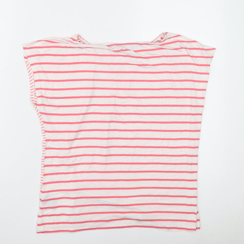 Crew Clothing Company Women's Multicoloured Striped Top Size 12