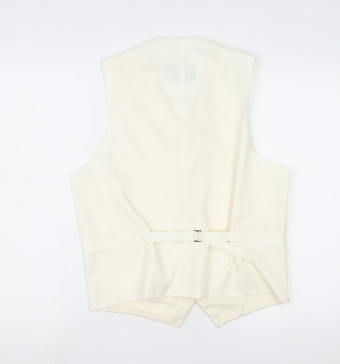 Heirloom Men's Ivory Check Waistcoat, Size 38