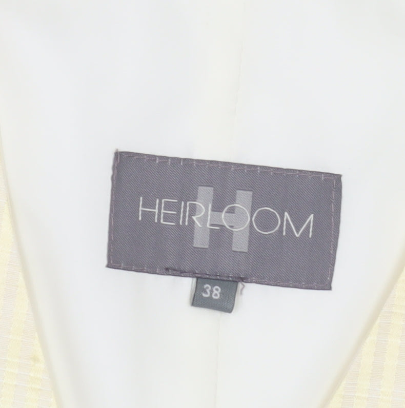 Heirloom Men's Ivory Check Waistcoat, Size 38