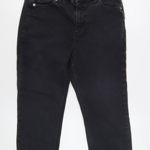 Marks and Spencer Black Women's Straight Jeans Size 10