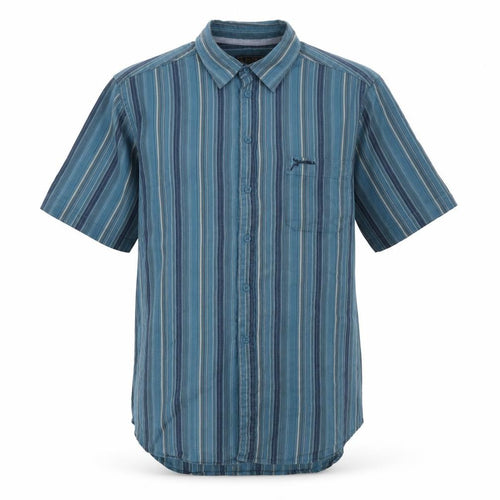 P.G. Field Men’s Blue Striped Shirt L - Casual Comfort
