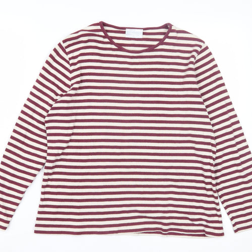 Cotswold Collections Women's Multicoloured Striped T-Shirt L