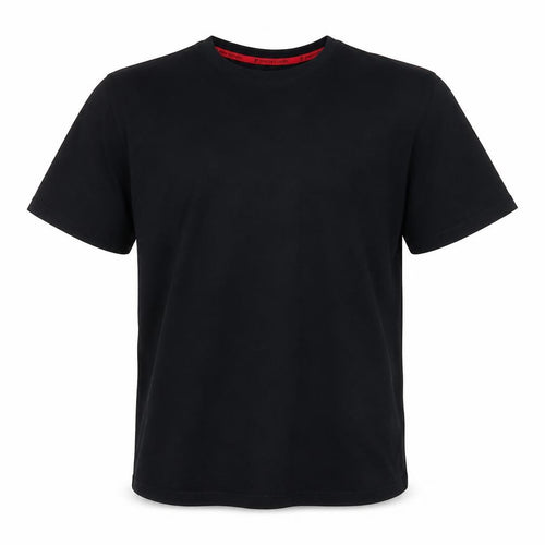 Pierre Cardin Men's Black L T-Shirt, Crew Neck