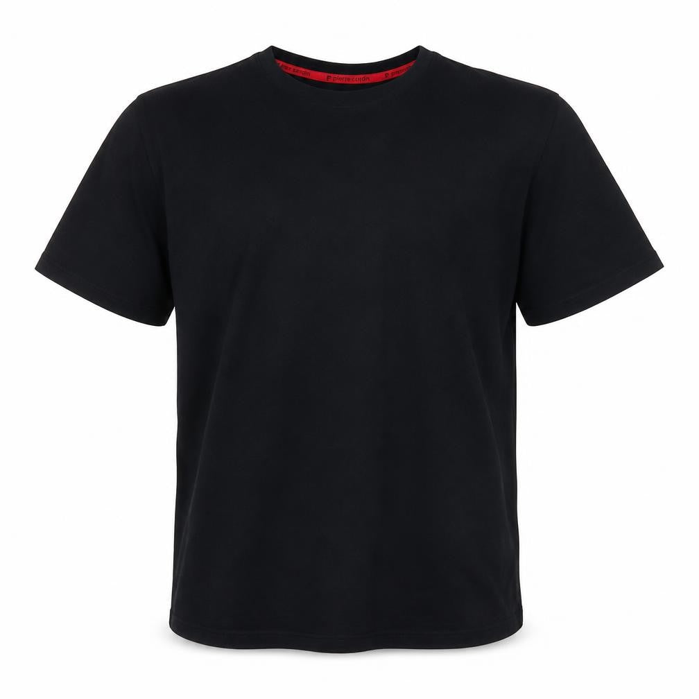 Pierre Cardin Men's Black L T-Shirt, Crew Neck