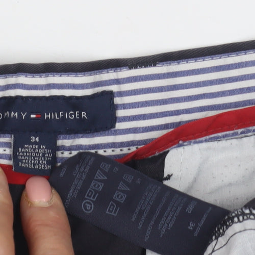Tommy Hilfiger Men's Black Chino Shorts Size 34