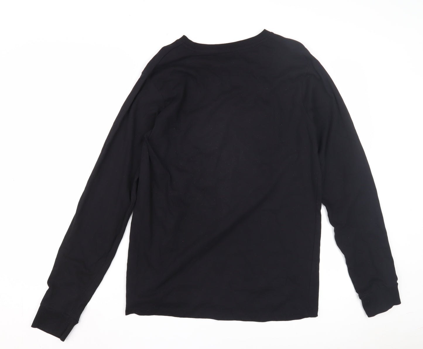 Next Girls Black Graphic Long Sleeve T-Shirt, 16 Years