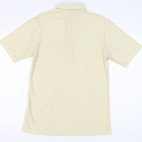 Gabicci Men's Beige Polo Shirt M - Summer Casual Fashion