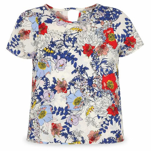 Dorothy Perkins Women's Multicoloured Floral T-Shirt Size 4