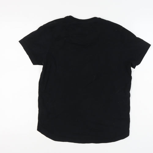 Brave Soul Boys Black Basic Logo T-Shirt - S