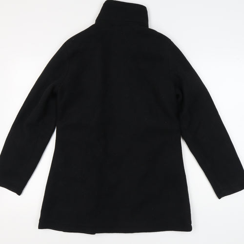 La Redoute Women's Black Motorcycle Coat Size 12