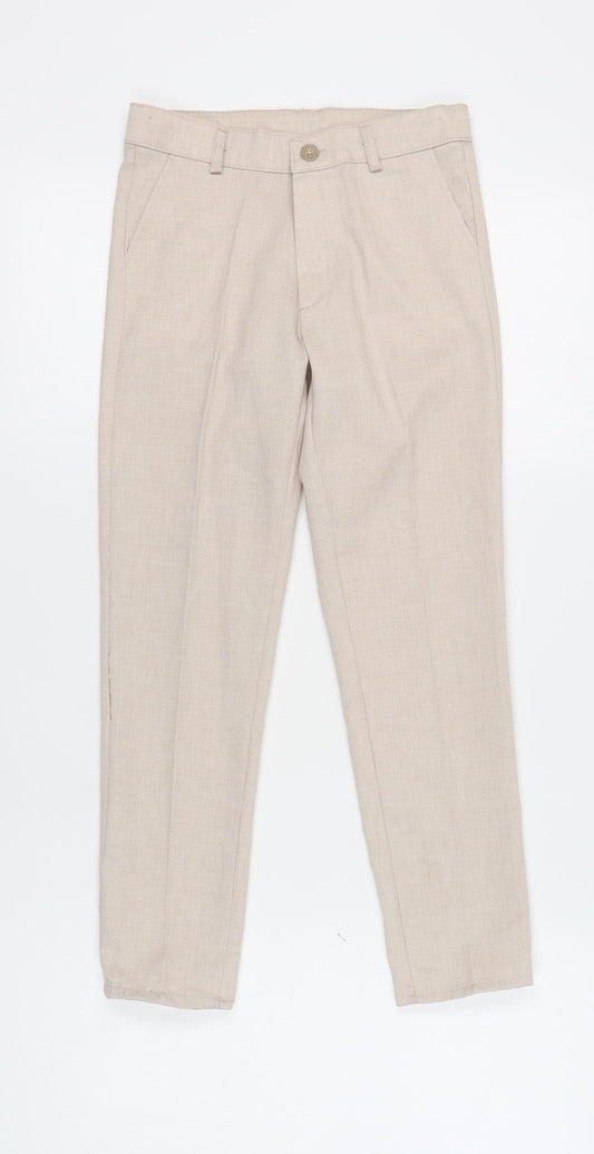 Terry Boys Beige Dress Pants Size 6 Years Formal