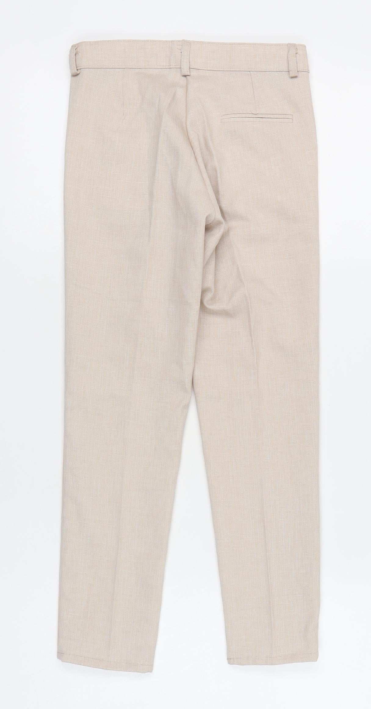 Terry Boys Beige Dress Pants Size 6 Years Formal
