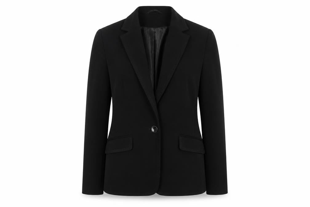 Front view of BHS Women’s Black Single Breasted Blazer