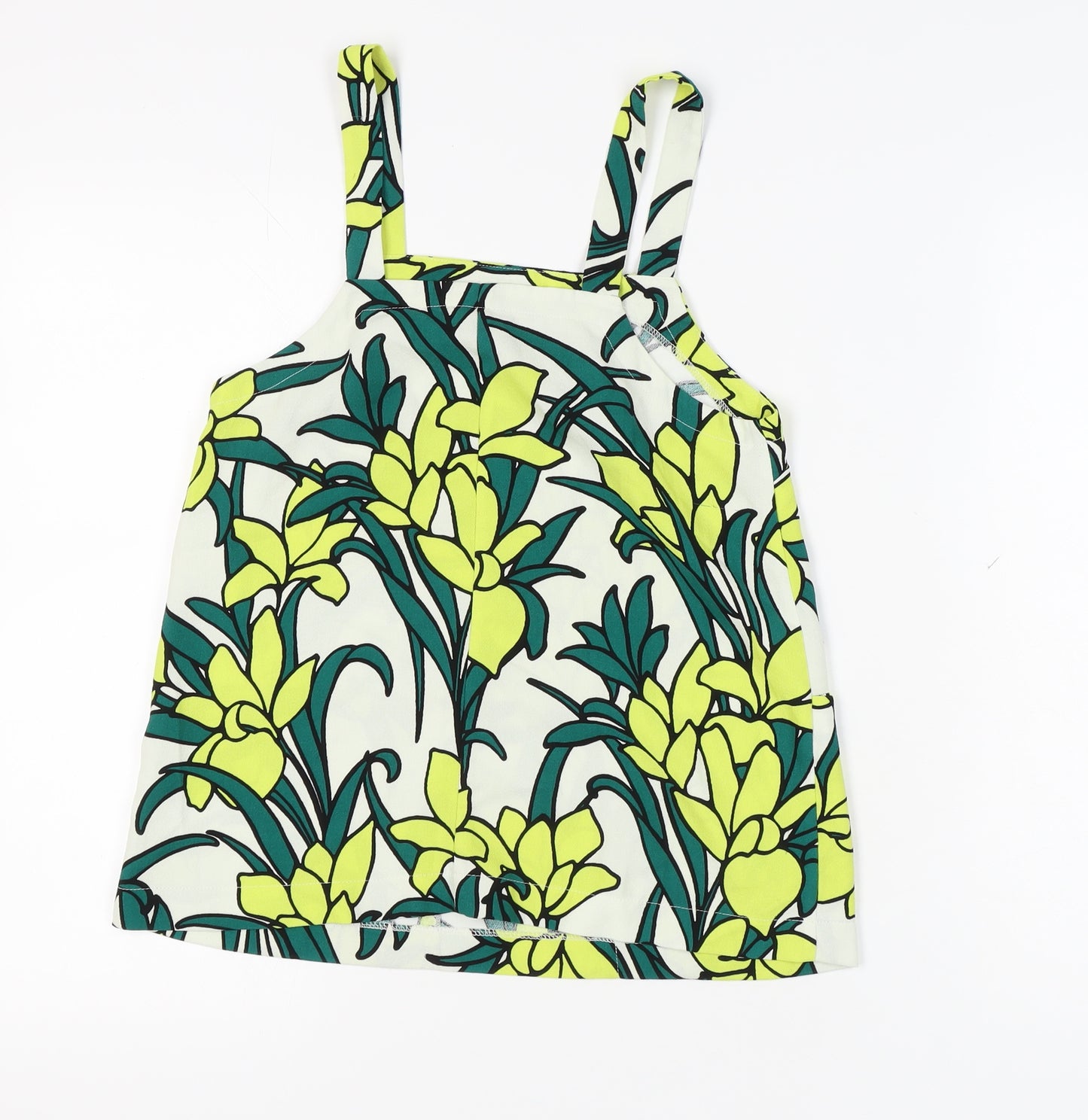 Topshop Women’s Multicoloured Floral Tank Top Size 8