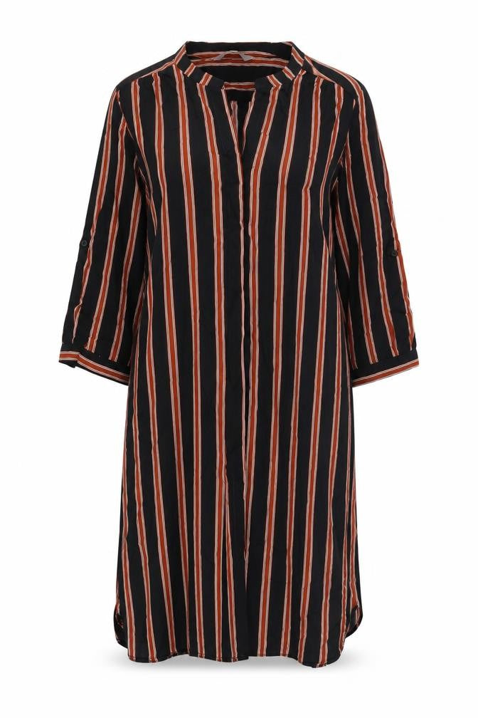 Front view of Red Herring Women's Striped Shirt Dress -, size 12