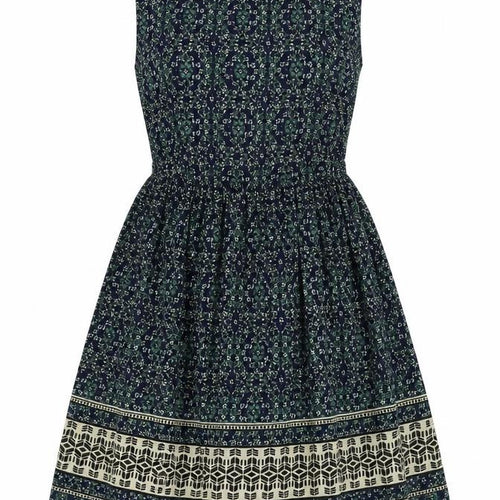 Tenki Women's Blue A-Line Dress, Size 12, Casual Style